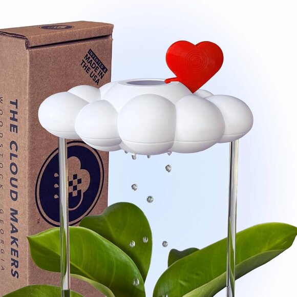 Other - Original Dripping Rain Cloud with Heart Charm, Gift for Plant Lovers